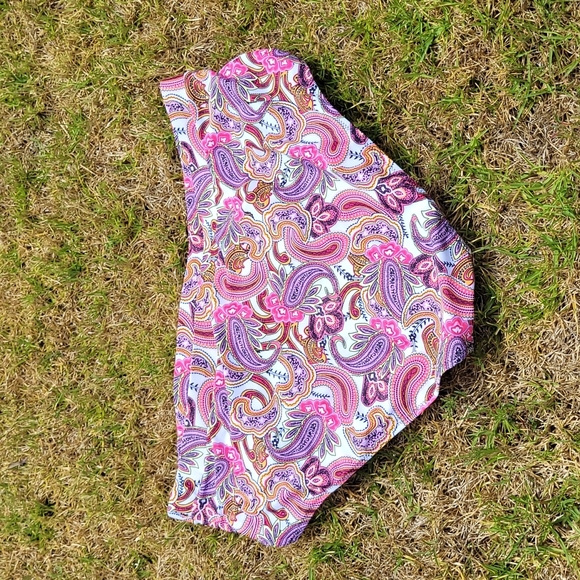 Pink Paisley 2 Piece Bathing Suit NWOT - Picture 8 of 9